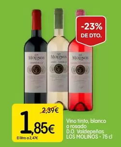 Los Molinos - Vino Tinto/ Blanco O Rosado D.O. Valdepenas