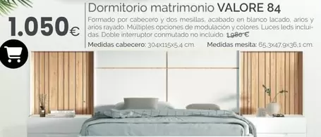Dormitorio Matrimonio Valore 84