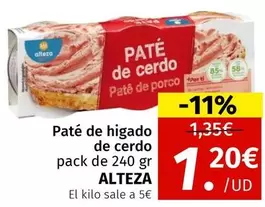 Alteza - Pate De Higado De Cerdo