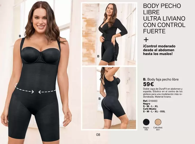 Body Faja Pecho Libre