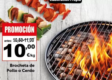 Brocheta De Pollo O Cerdo