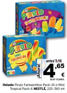 Tropical - Helado Pirulo Fantasmikos