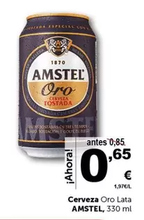 Amstel - Cerveza Oro Lata
