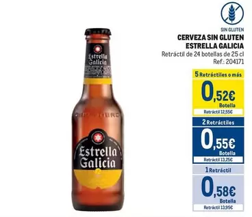 Estrella Galicia - Cerveza Sin Gluten