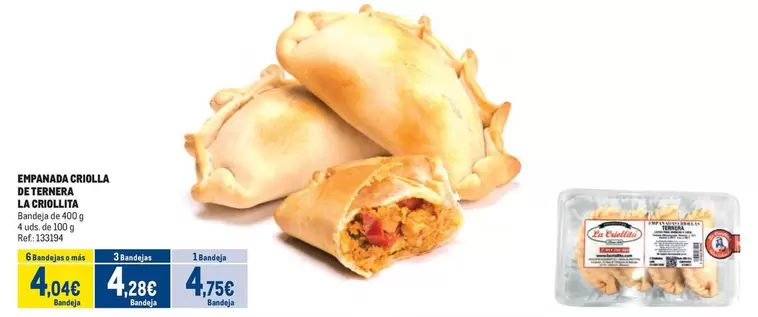 Empanada Crolla De Terres