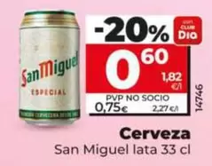 San Miguel - Cerveza Lata 33 Cl