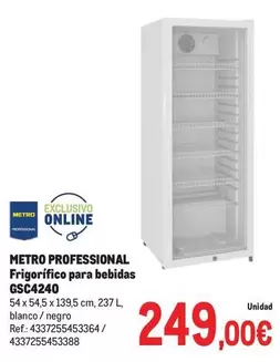 Metro Professional -  Frigorifico Para Bebidas GSC4240