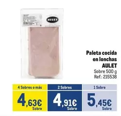 Aulet - Paleta Cocida En Lonchas