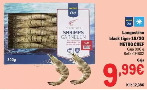 chef select - Langostino Black Tiger