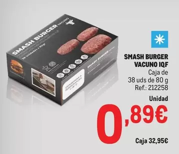 smash - Smash Burger Vacuno Iqf