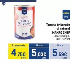 makro - Chef Tomate Triturado Al Natural
