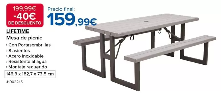 Lifetime - Mesa De Picnic