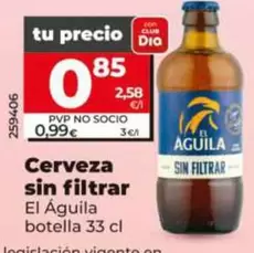 El Aguila - Cerveza Sin Filtrar