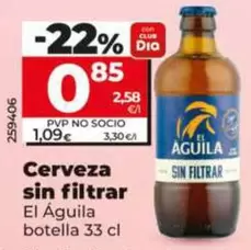 El Aguila - Cerveza Sin Filtrar 