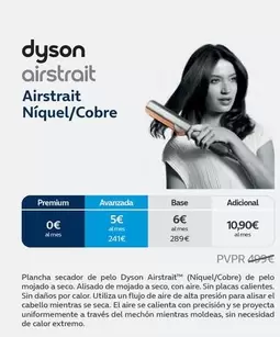 Dyson - Airstrait Niquel/ Cobre