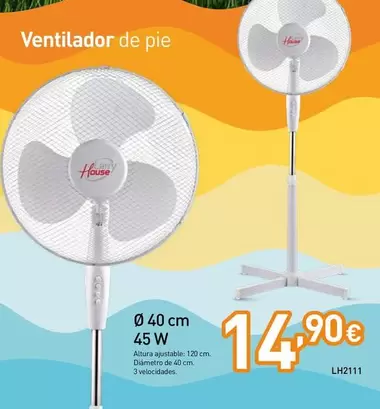 Ventilador De Pie