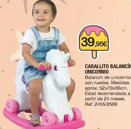 Caballito Balancin Unicornio