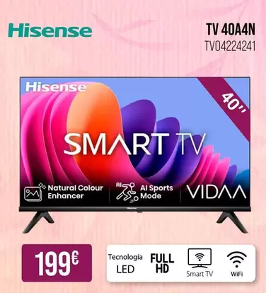 Hisense - Tv 40A4N