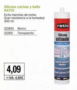 Ratio - Silicona Cocinas Y Baño