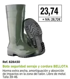 Bellota - Bota Seguridad Serraje Y Cordura