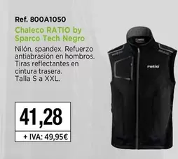 Ratio - Chaleco By Sparco Tech Negro