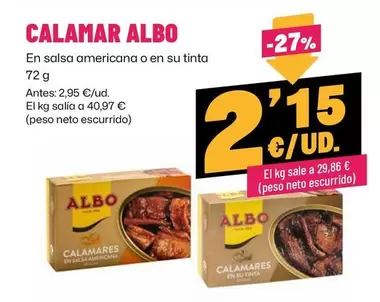 Albo - En Salsa Americana O En Su Tinta