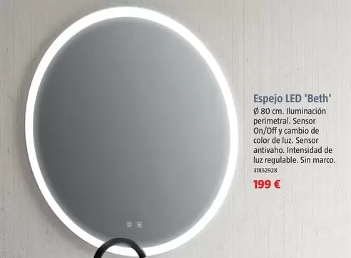 Espejo Led 'Beth'