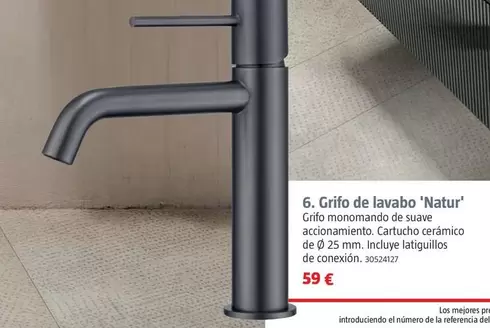 Grifo De Lavabo Natur 