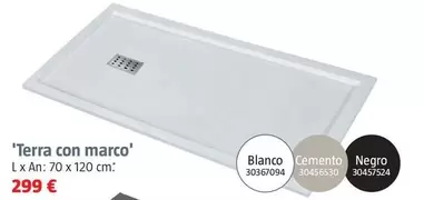 Platos De Ducha 'Stone 3D' 'Terra Con Marco'