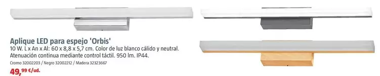 Aplique Led Para Espejo 'Orbis'