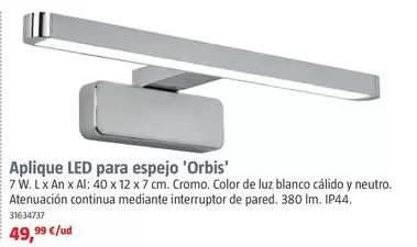 Aplique Led Para Espejo 'Orbis'