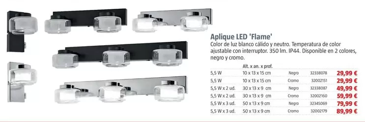 Apliques Led "Flame"