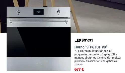 Smeg - Horno 'SFP6301TVX'