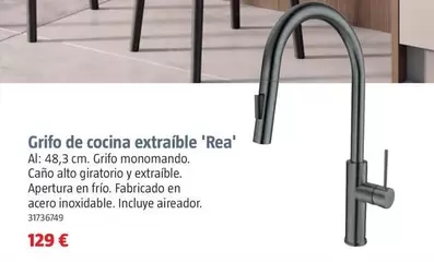 Grifo De Cocina Extraible 'Rea'