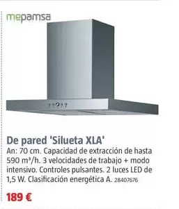 Mepamsa - De Pared 'Silueta XLA'