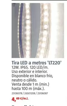 Tira Led A Metros 'LT220'