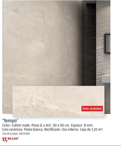 Revestimientos 'Tempo'