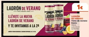 Ladrón De Verano - Tinto De Verano Limon