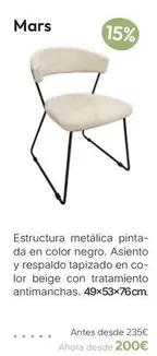 Mars - Estructura Metálica Pintada En Color Negro