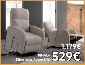 Pimala Sillon Relax Power Lift 