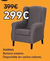 Marina - Butaca Orejera. Disponible En Varios Colores.
