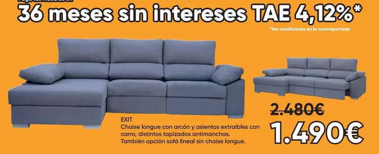 Chaise Longue Con Arcón Y Asientos Extraibles Con Carro