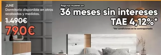 June - Dormitorio Disponible En Otros Acabados Y Medidas