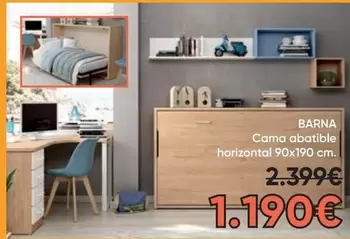 Barna Cama Abatible Horizontal