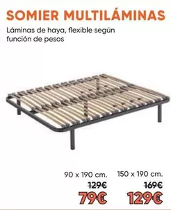 Somier Multilamina