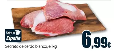 Secreto De Cerdo Blanco