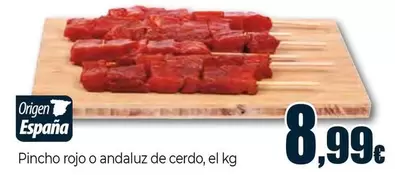 Pincho Rojo O Andaluz De Cerdo