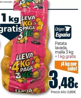Patata Lavada