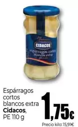 Cidacos - Espárragos Cortos Blancos Extra