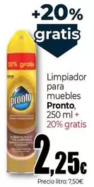 Pronto - Limpiador Para Muebles